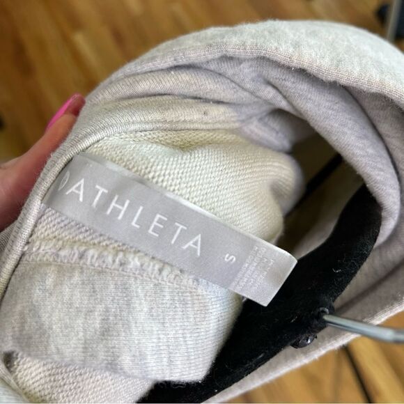 Athleta Moonrise Split Back Hoodie Heathered Grey XS - Picture 5 of 6